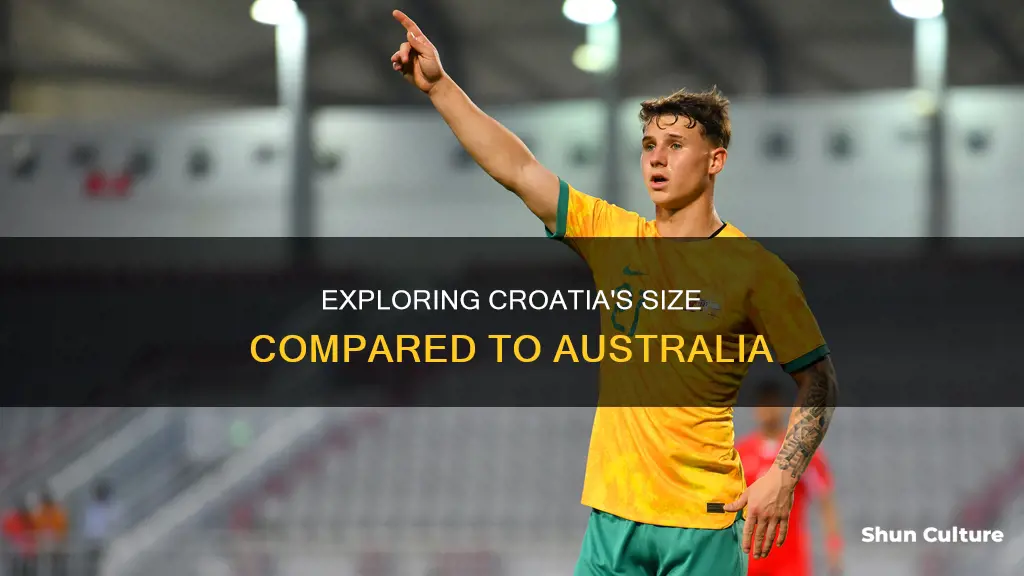 how big is croatia compared to australia