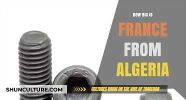 France's Size Compared to Algeria: A Geographic Perspective