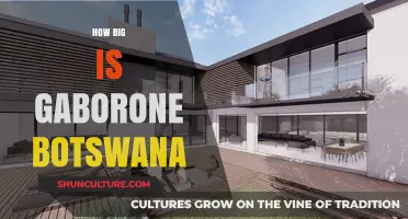 Exploring Gaborone, Botswana: Size, Population, and Urban Growth Insights