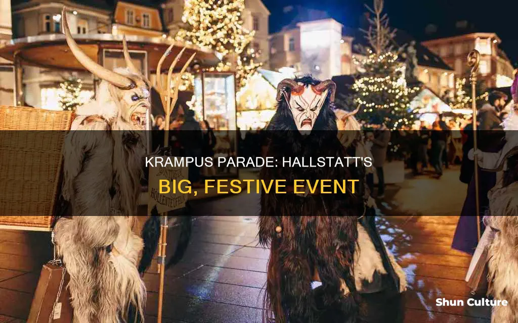 how big is hallstat austria krampus parade