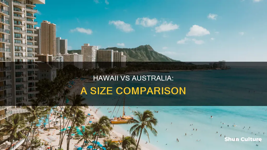 how big is hawaii compared to australia