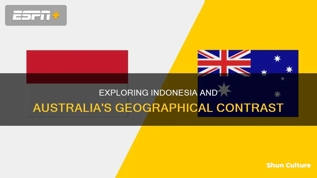 how big is indonesia compared to australia