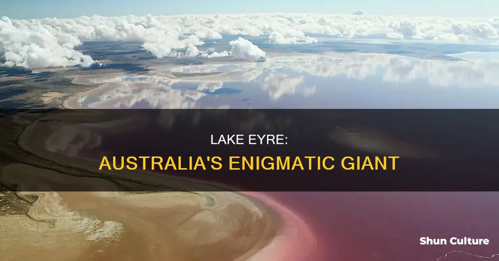 how big is lake eyre australia