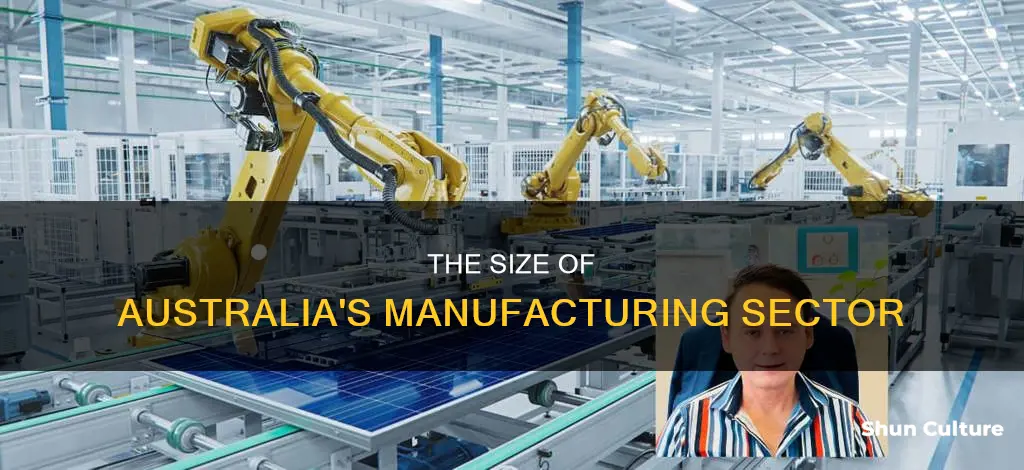 how big is manufacturing in australia