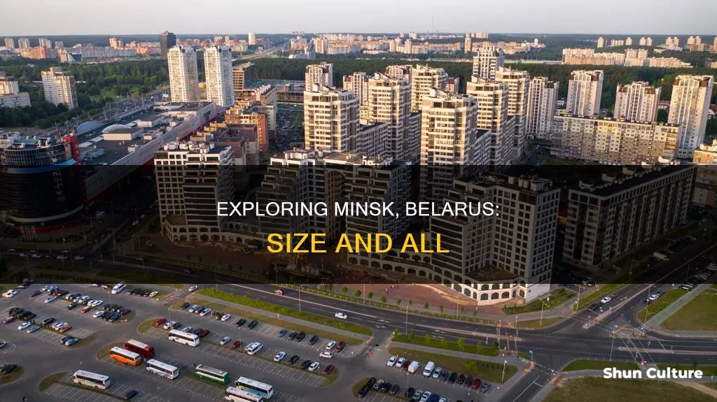 how big is minsk belarus