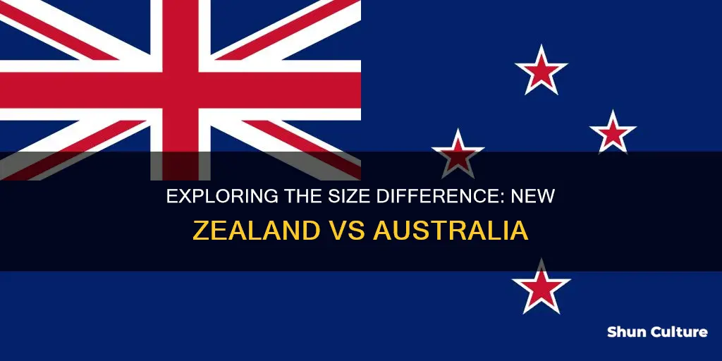 how big is nz compared to australia