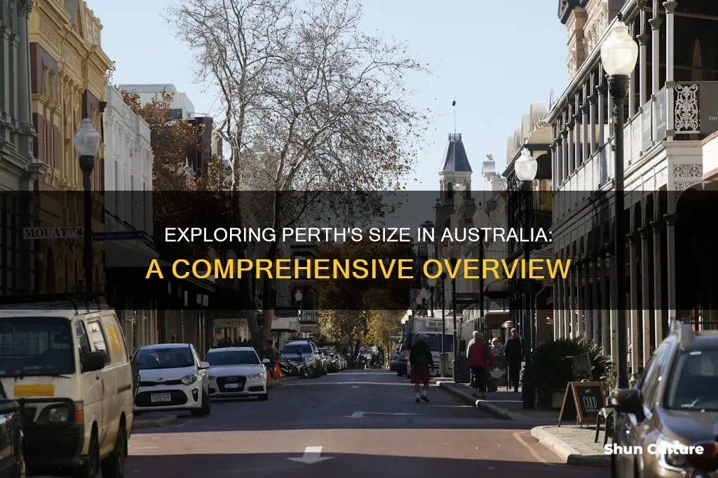 how big is perth in australia