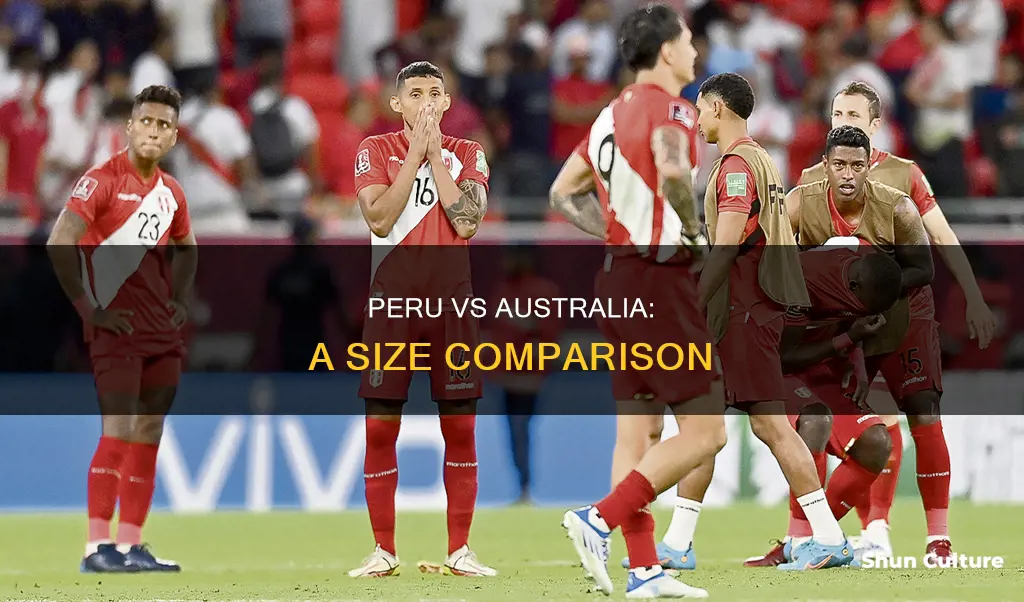 how big is peru compared to australia