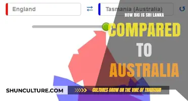 Sri Lanka and Australia: A Size Comparison