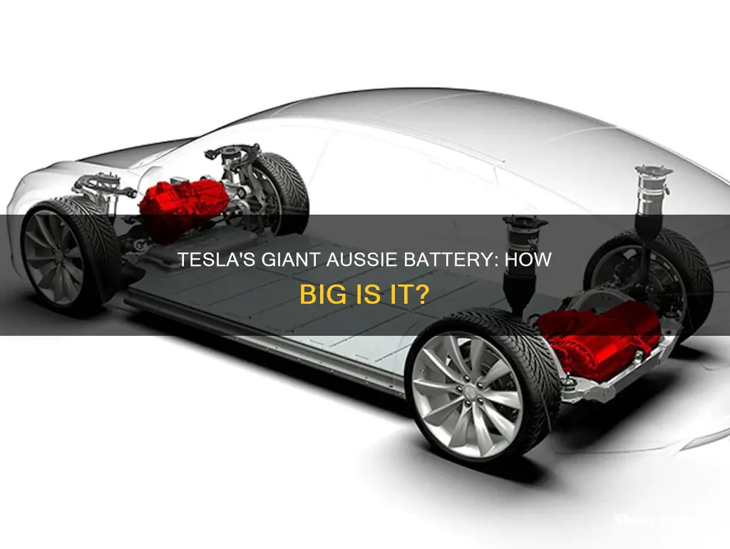 how big is tesla battery australia