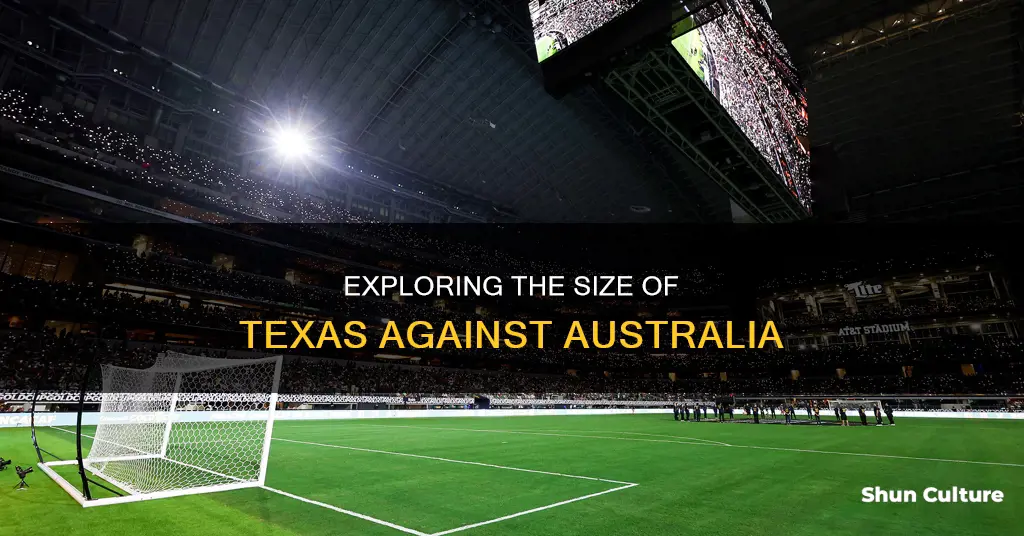 how big is texas compared to australia