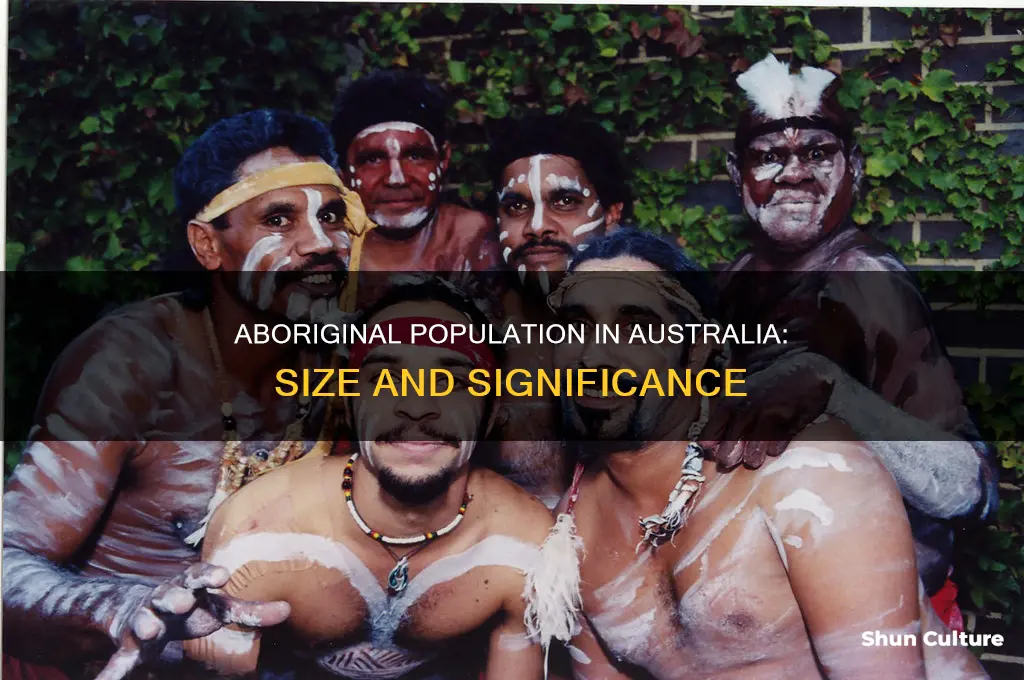 how big is the aboriginal population in australia