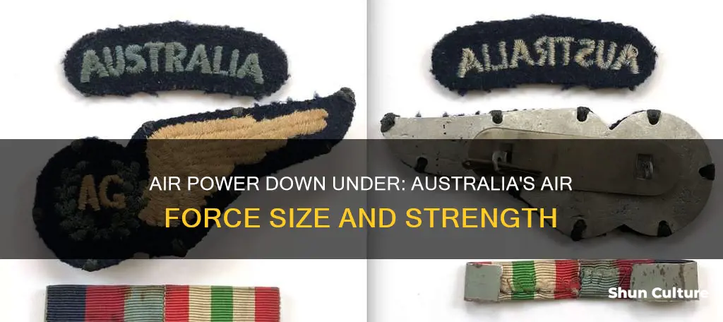 how big is the australian air force