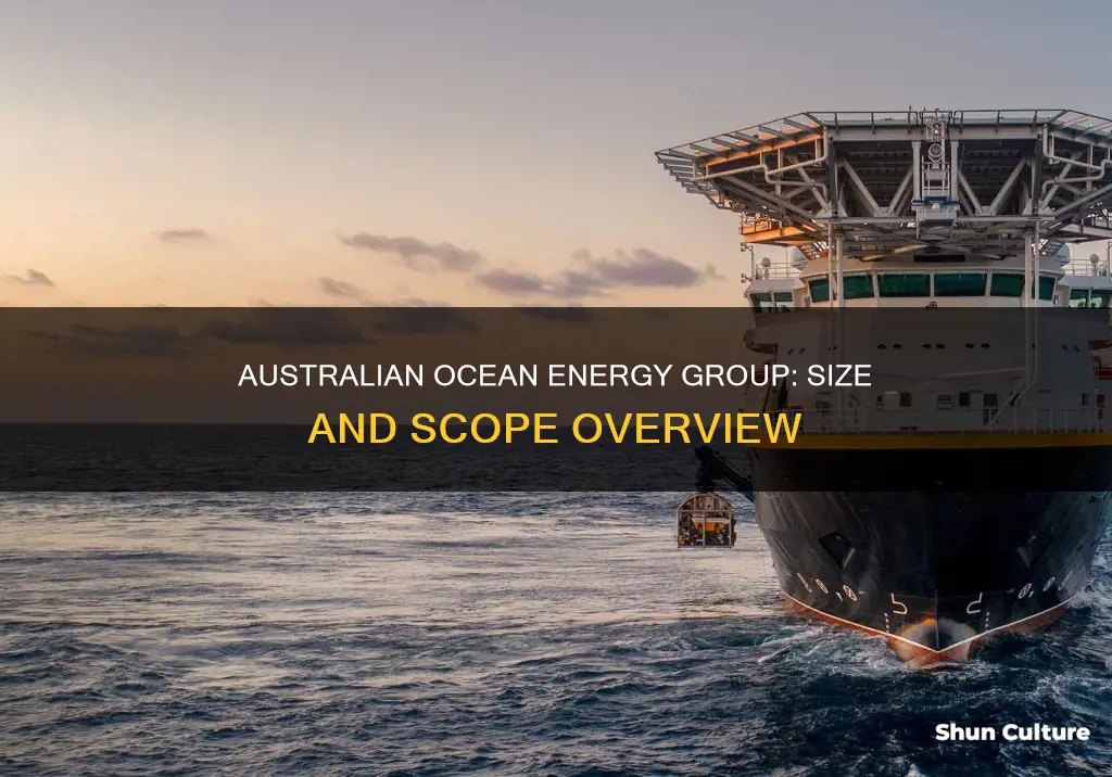 how big is the australian ocean energy group