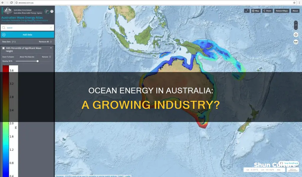 how big is the australian ocean energy industry