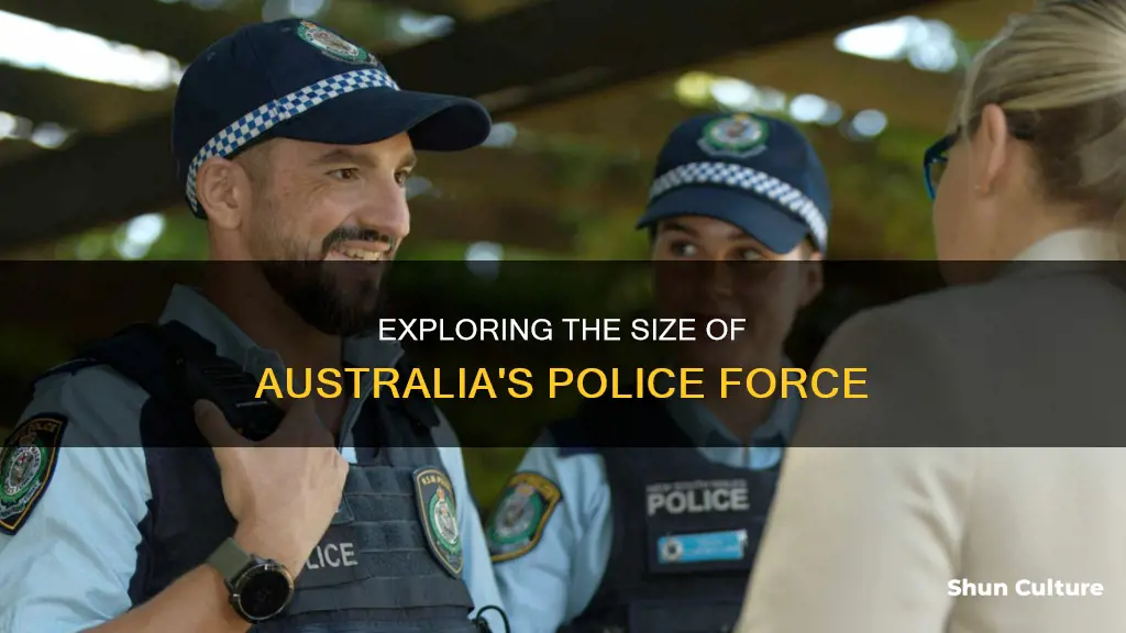 how big is the australian police force