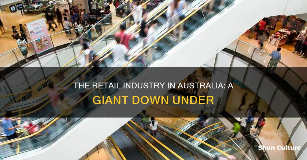how big is the australian retail industry