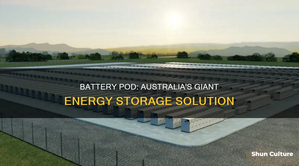 how big is the battery pod in australia