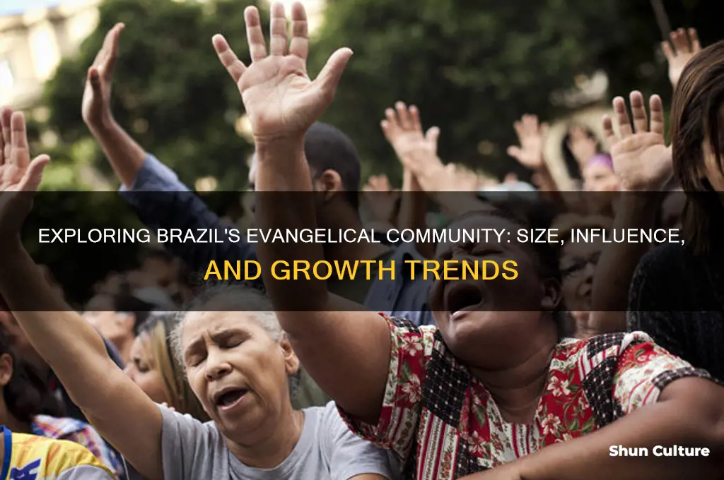 how big is the evangelical community in brazil