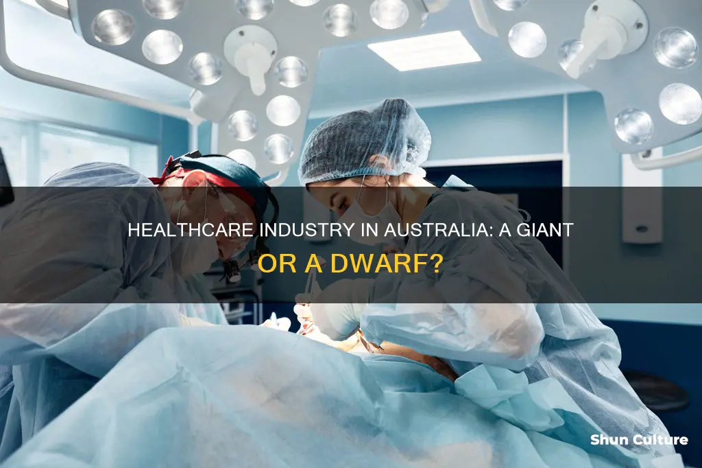 how big is the healthcare industry in australia