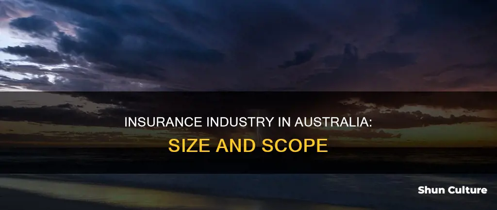 how big is the insurance industry in australia