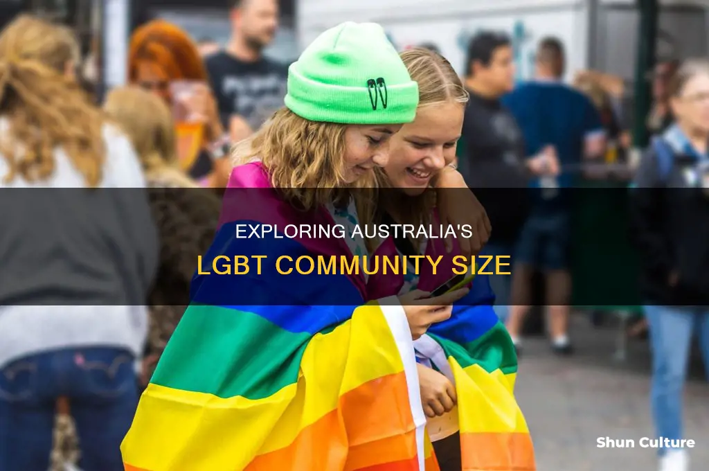 how big is the lgbt community in australia