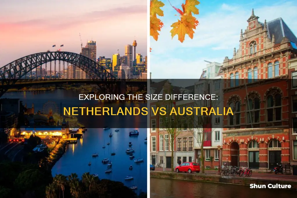 how big is the netherlands compared to australia