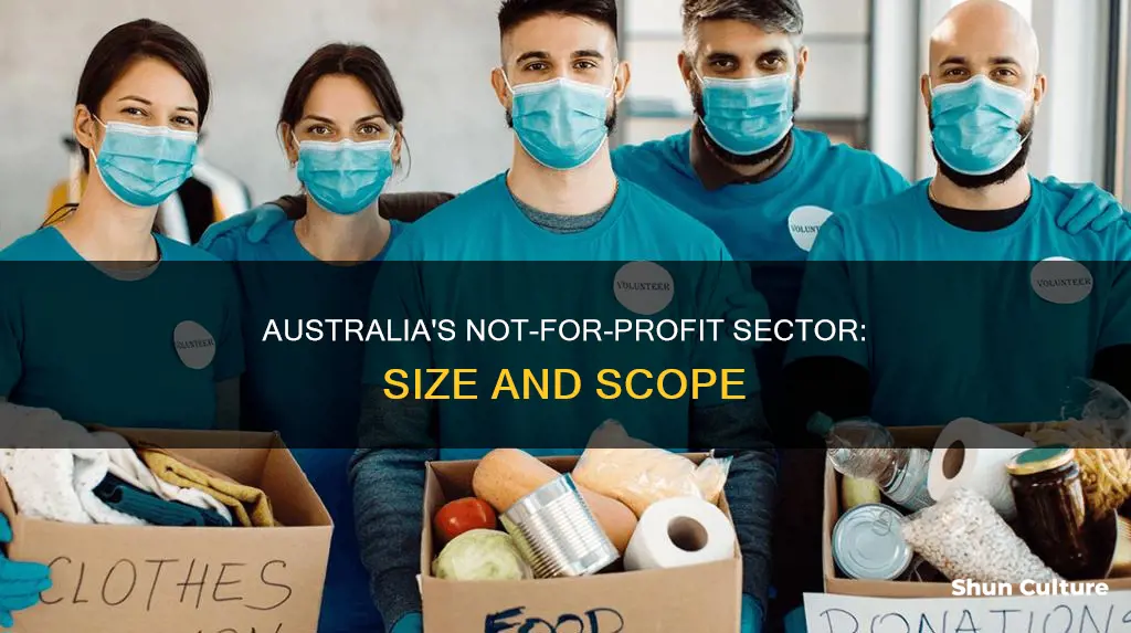how big is the not for profit sector in australia
