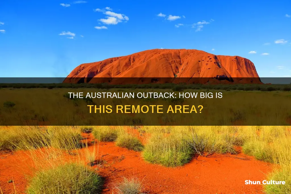 how big is the outback in australia