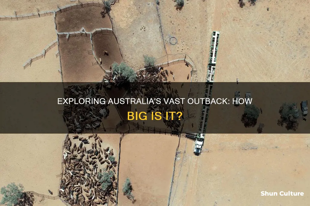 how big is the outback of australia look like