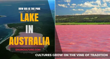 Exploring Australia's Pink Lake: Size and Beauty