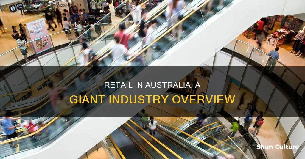 how big is the retail industry in australia