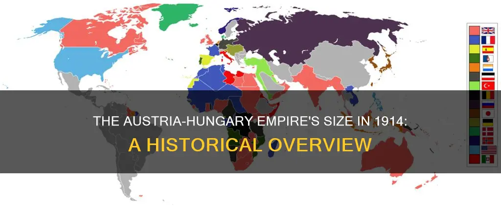 how big was the austria-hungary empire in 1914