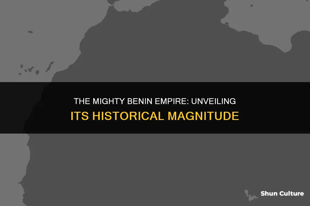 how big was the benin empire