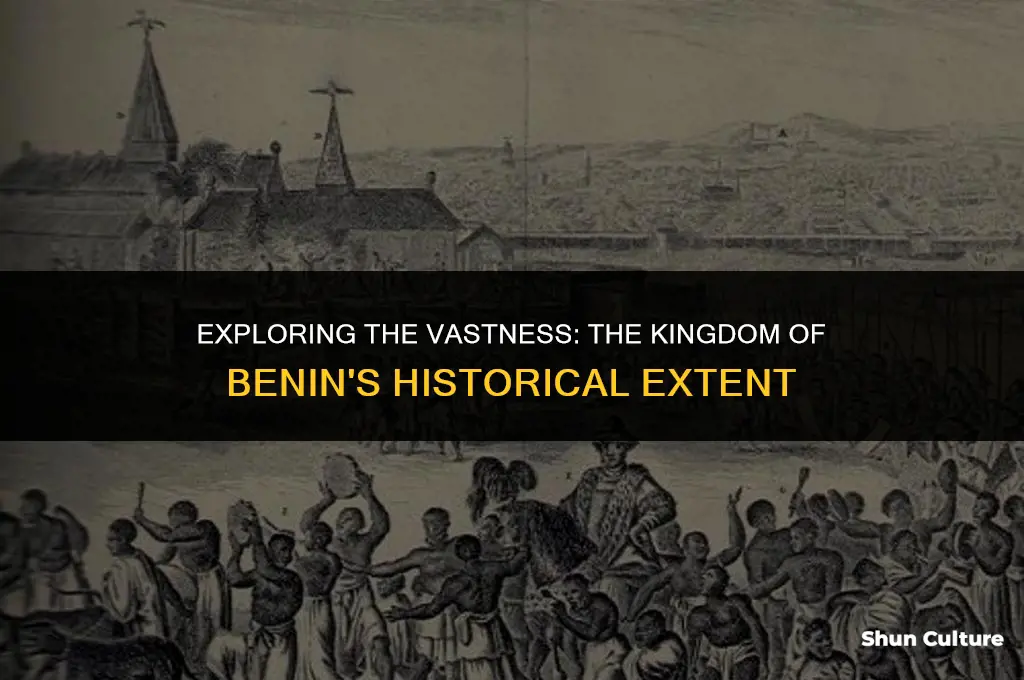 how big was the kingdom of benin