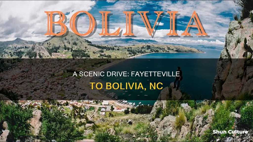 how bolivia nc from fayetteville nc