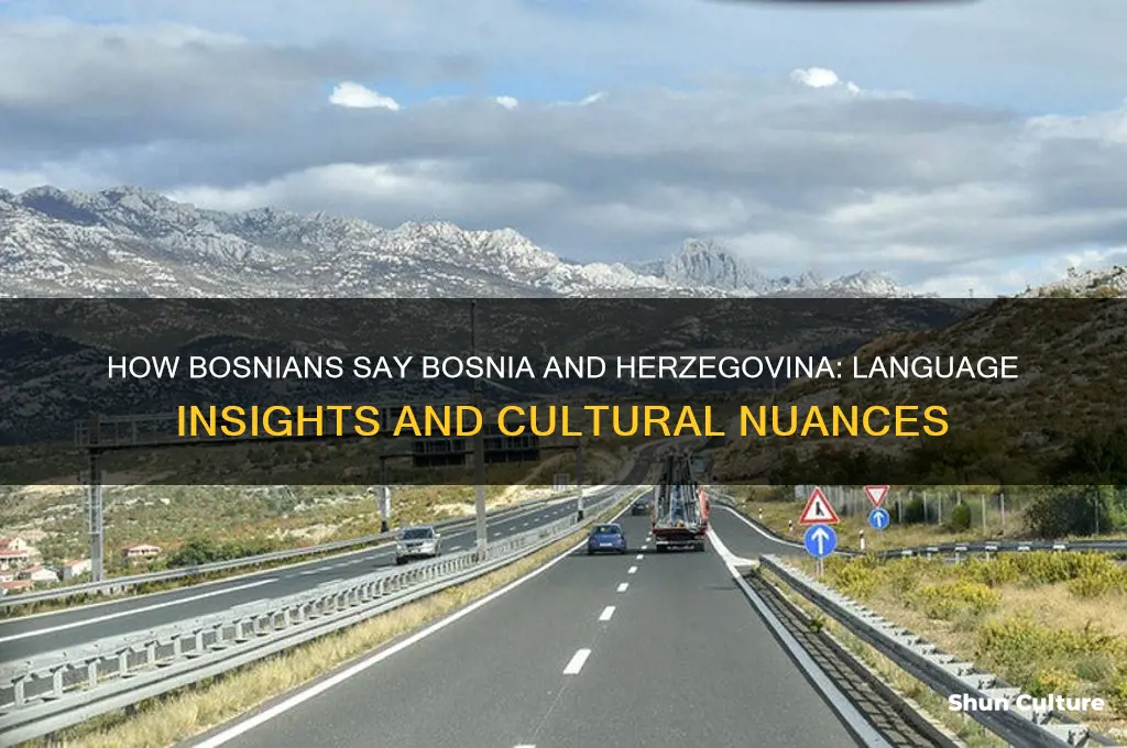 how bosnians say bosnia and herzegovina