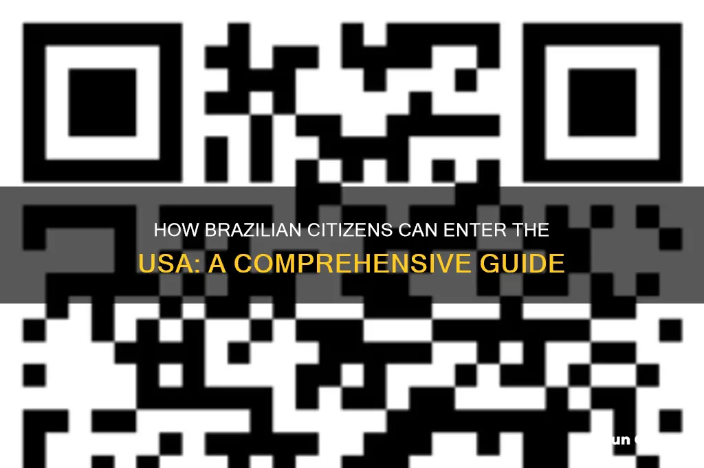 how brazil citizen can come to usa