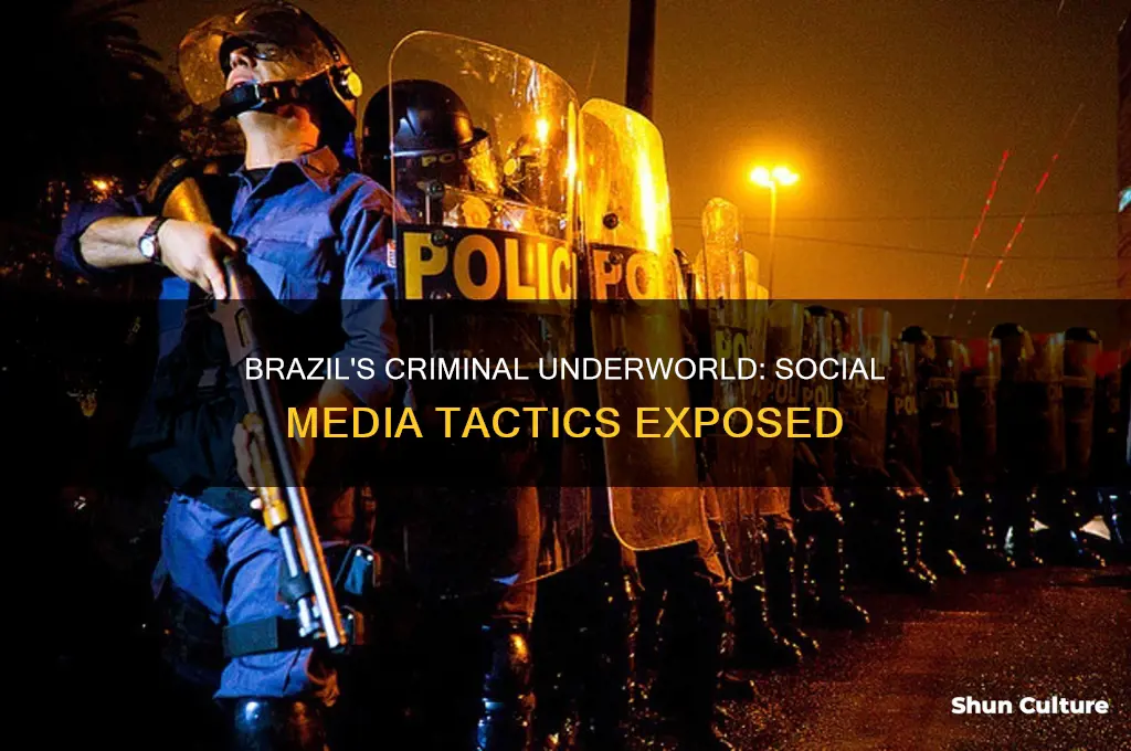 how brazil criminals use social media