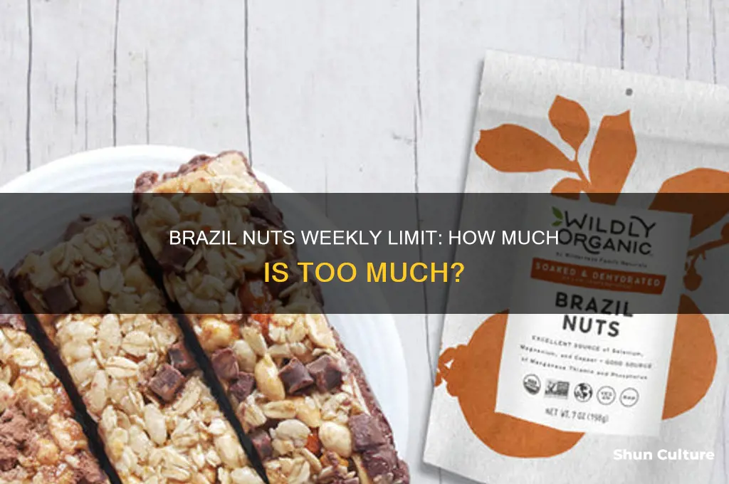how brazil nuts are too much per week
