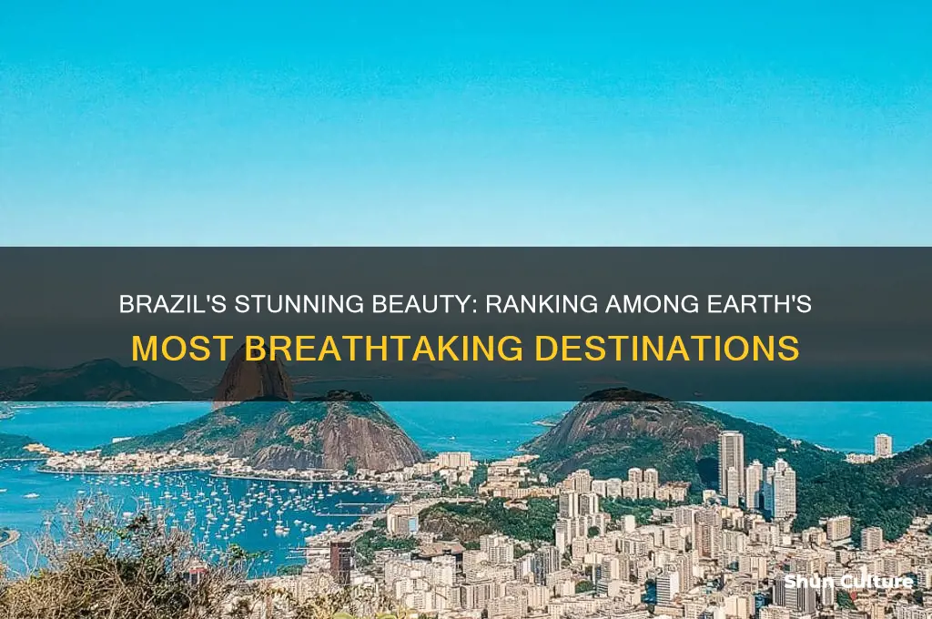 how brazil ranks umong most beautiful places on earth