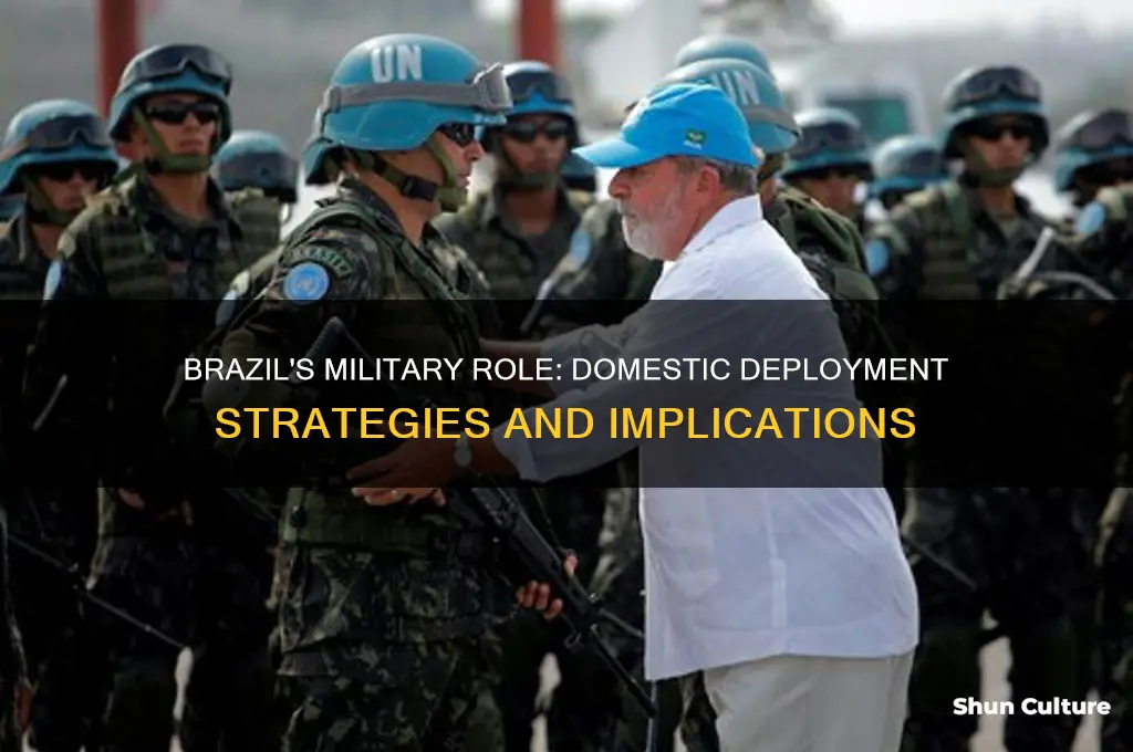 how brazil uses military forces in domestic situations