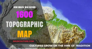 Exploring Brazil's Ancient Landscape: Pre-1600 Topographic Map Revealed