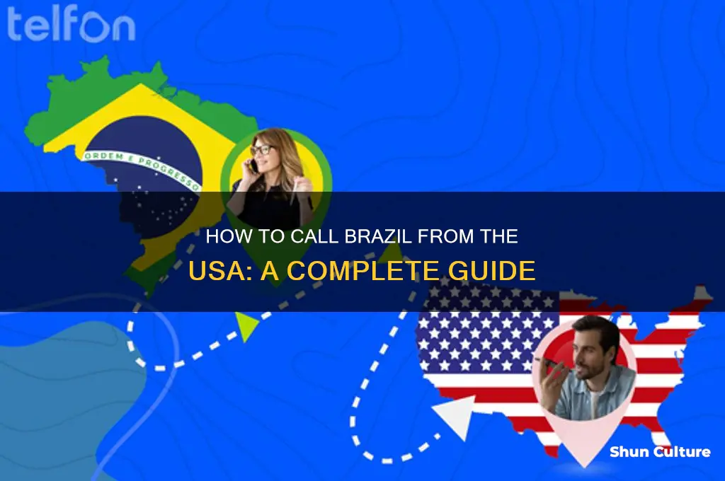 how call brazil from usa