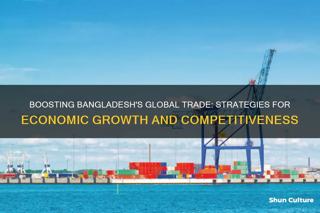 how can bangladesh improve international trade