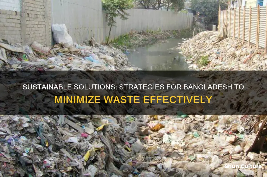 how can bangladesh reduce waste