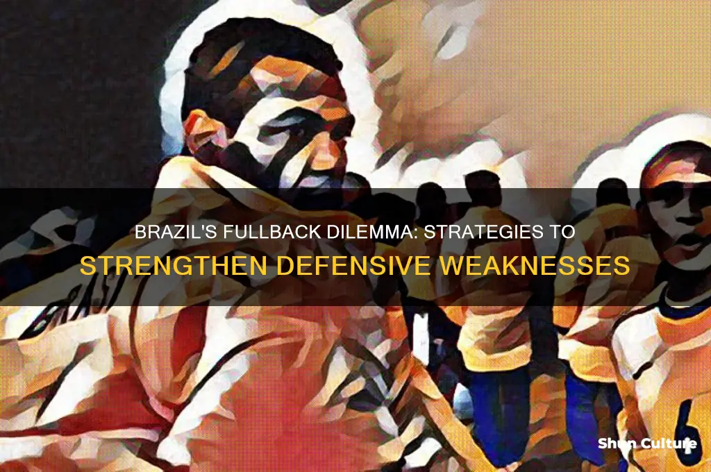how can brazil solve their problems at fullback