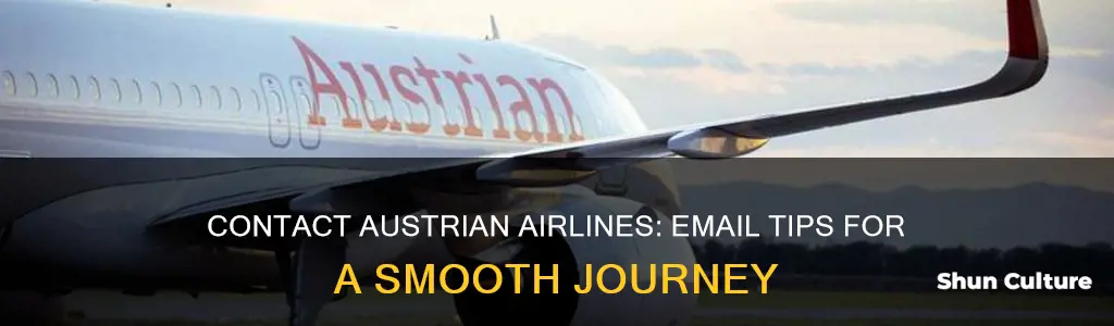 how can contact austrian airlines through email