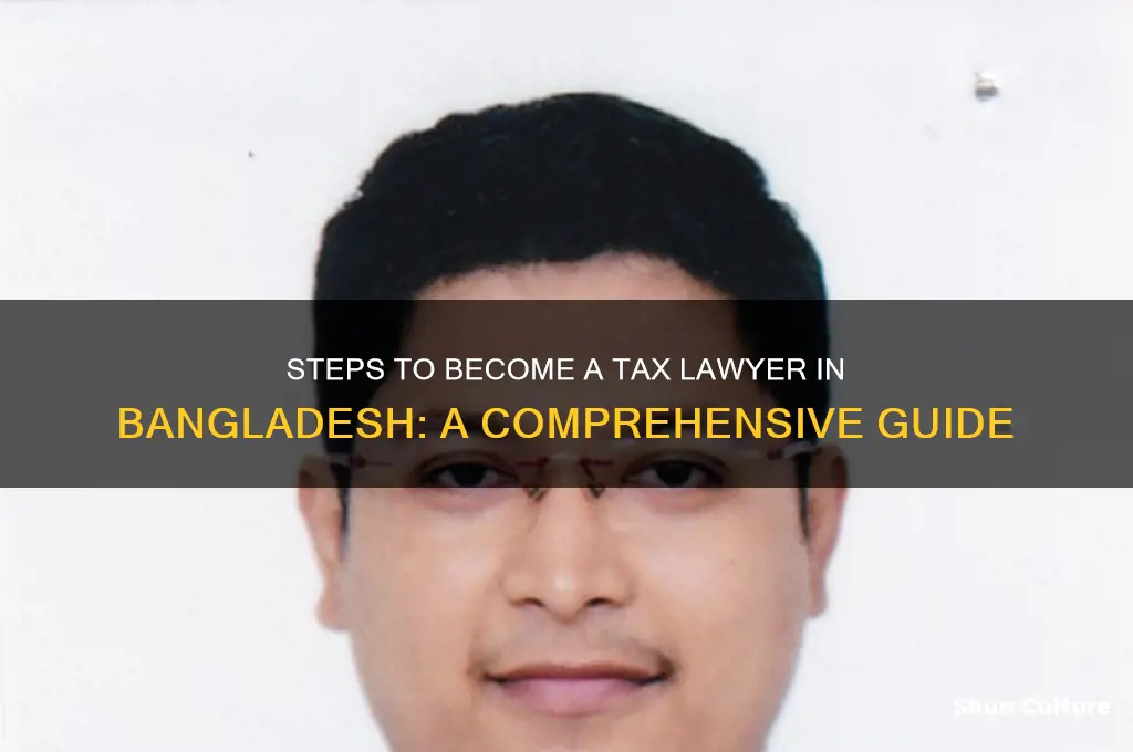 how can I become a tax lawyer in bangladesh