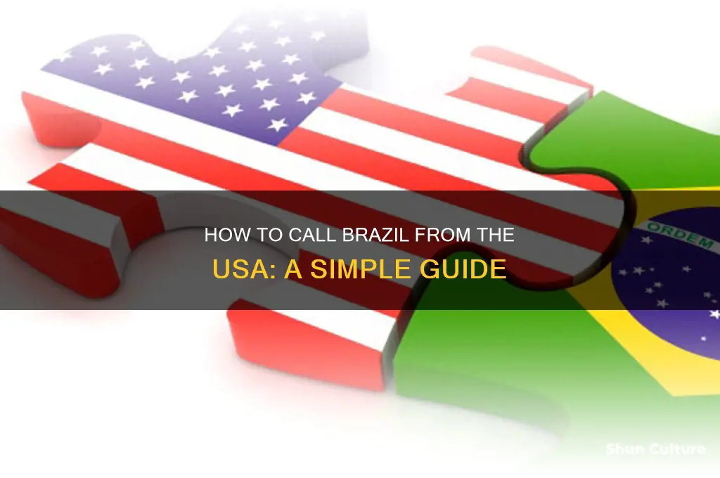how can I call brazil from usa